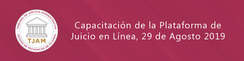 Capacitación de la Plataforma de Juicio en Línea