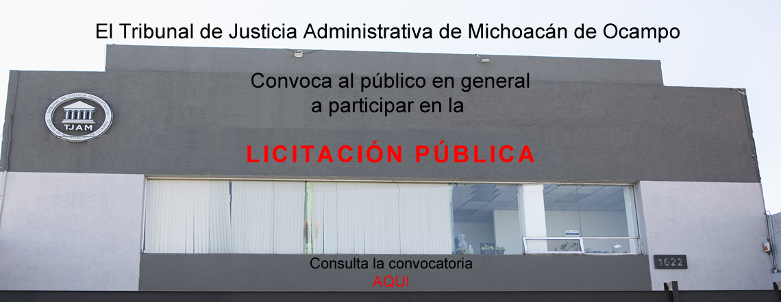LICITACIÓN PÚBLICA